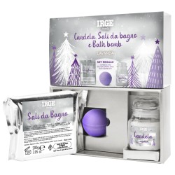 ALA SET BATHBOMB+SALI+CANDELA 50X200X70 LAVANDA + VANIGLIA