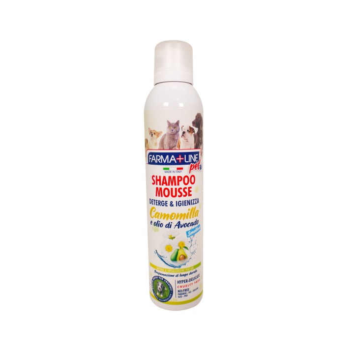 ADK SHAMP MOUSSE 300 ML PET SENS. CAMOM CON OLIO DI AVOCADO