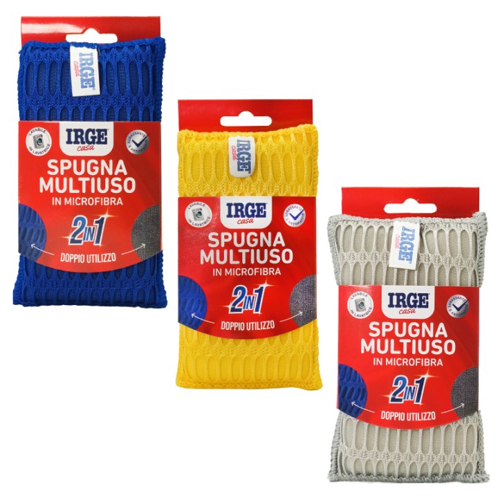 AEN SPUGNA MULTIUSO MICROFIBRA 2IN1 15X9