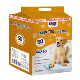 ABV TAPPETINI IGIENICI CANI 60x60cm 50PZ