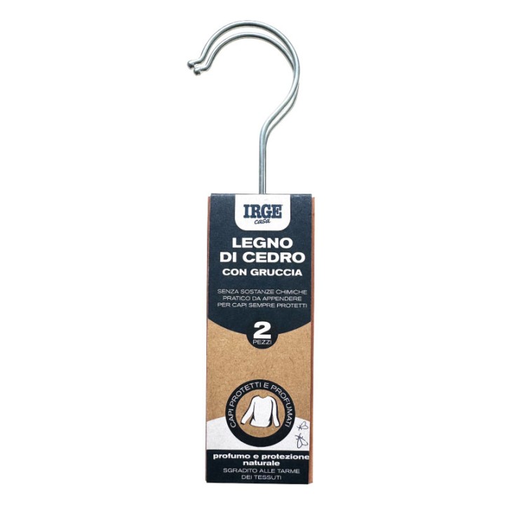 CDV LEGNO DI CEDRO CON GANCIO 2PZ