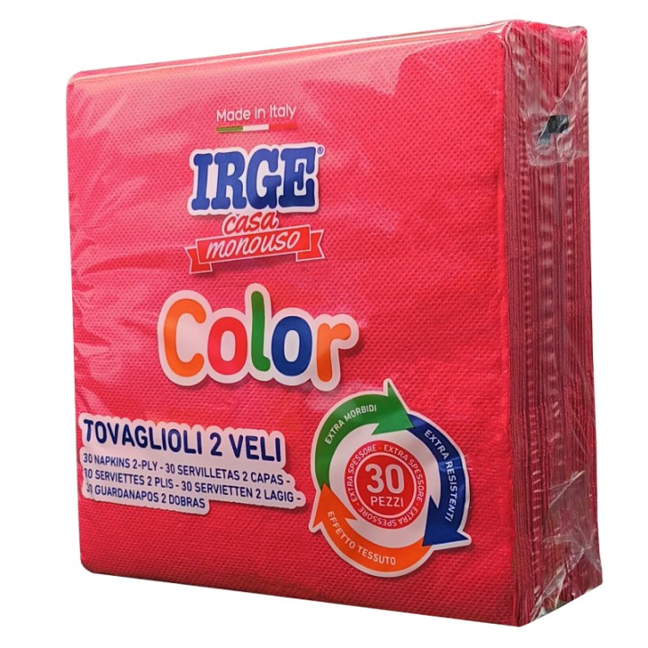 BFE TOVAGLIOLO 2V 33X33 ROSSO 30PZ