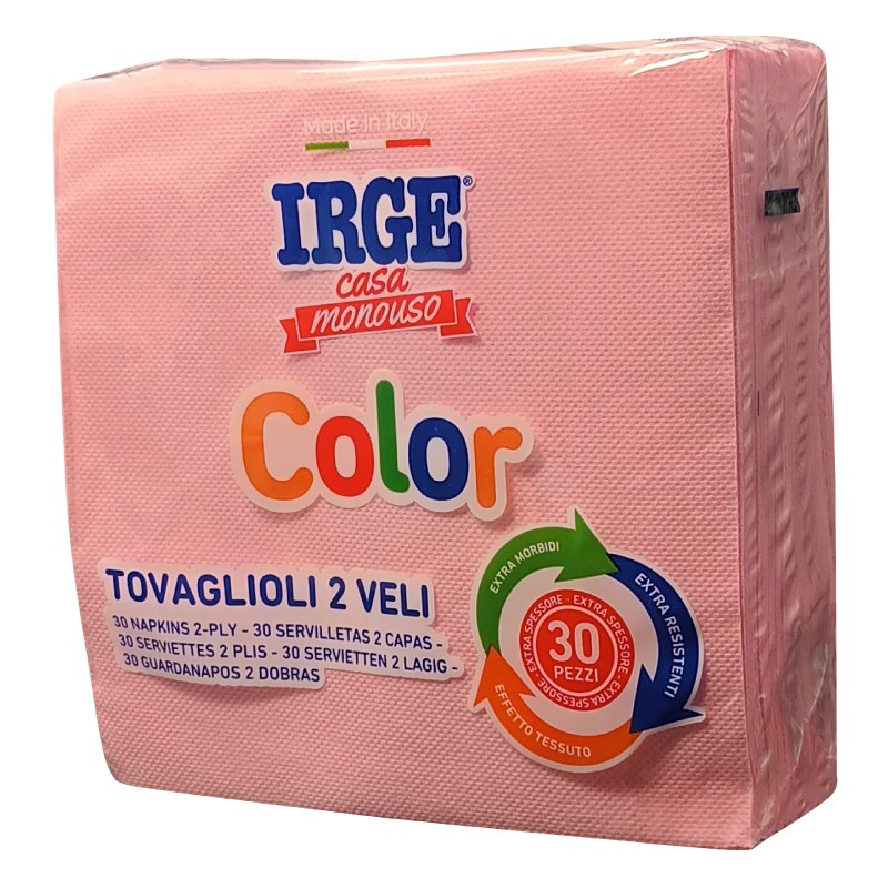 BMG TOVAGLIOLO 2V 33X33 ROSA 30PZ