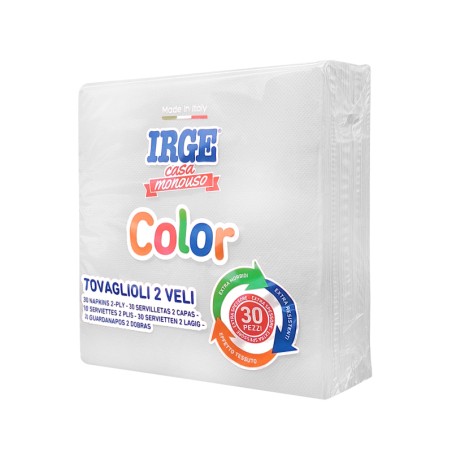 ADR TOVAGLIOLO 2V 33X33 BIANCO 30 PZ