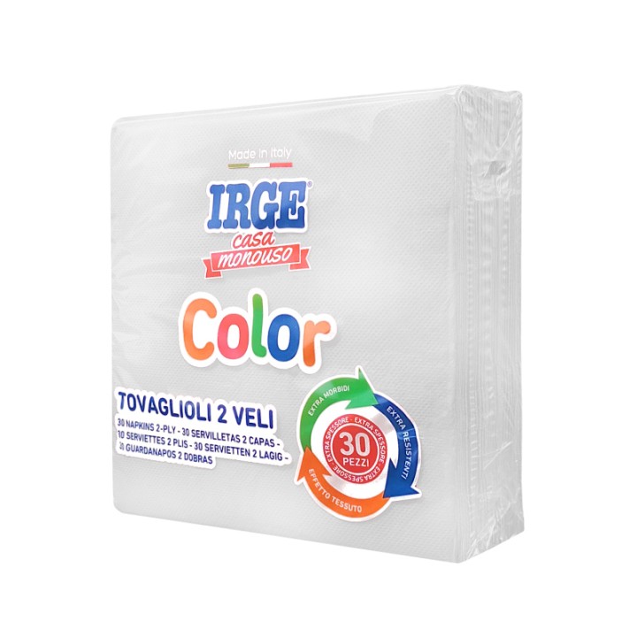 ADR TOVAGLIOLO 2V 33X33 BIANCO 30 PZ