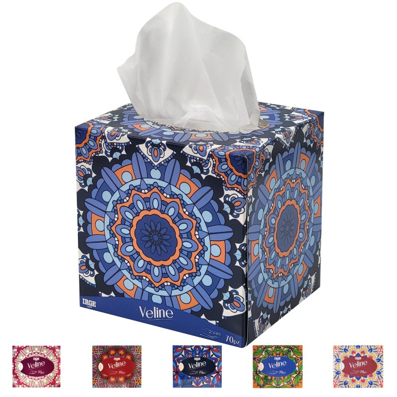 CDP BOX VELINE 70PZ 2VELI MANDALA CUBO