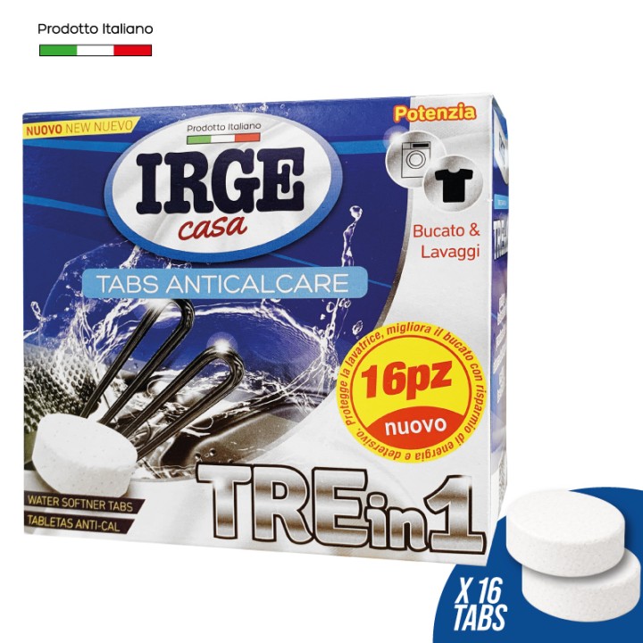 AFT TABS ANTICALC. IRGE 16 TABS 3 IN 1