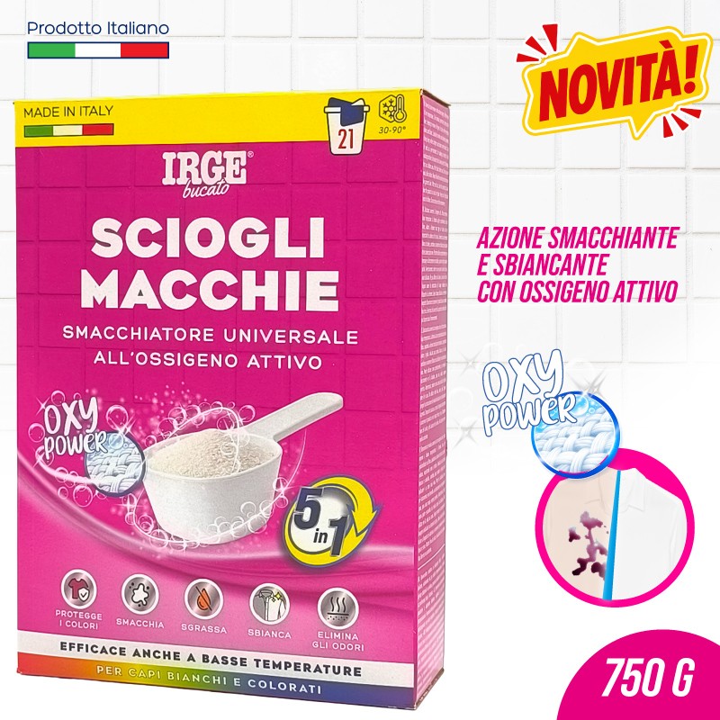 AGE SCIOGLI MACCHIE OXY IN POLVERE 750GR