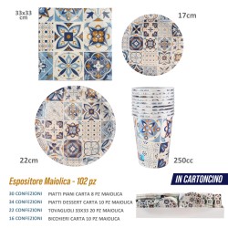 ABA ESPOSITORE MAIOLICA 102PZ