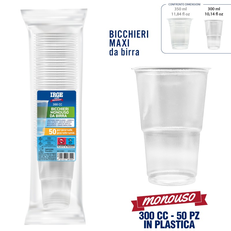 ABL BICCHIERI BIRRA 300CC 50PZ
