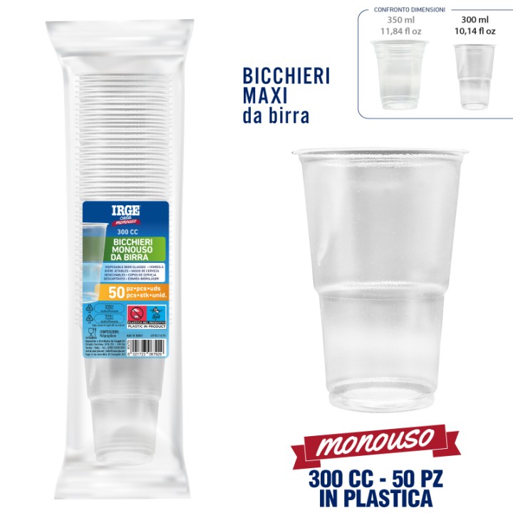 ABL BICCHIERI BIRRA 300CC 50PZ