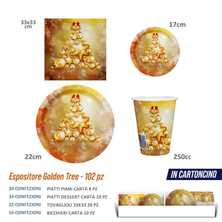 CGA ESPOSITORE GOLDEN TREE 102PZ