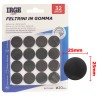 EAC FELTRINI GOMMA 24PZ QUADRATI 2.5x2.5