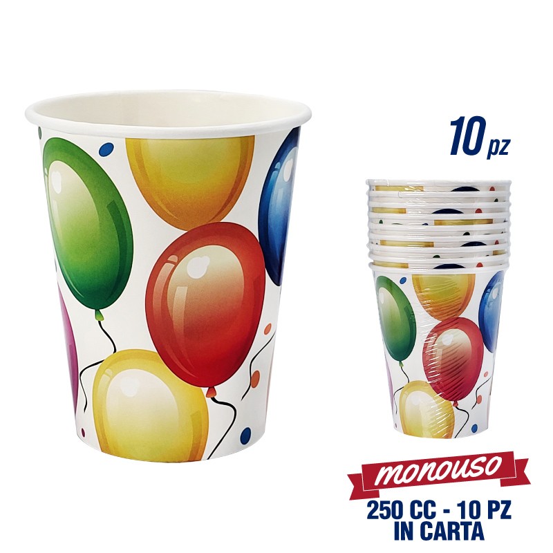 ABC BICCHIERI 10 PZ PARTY