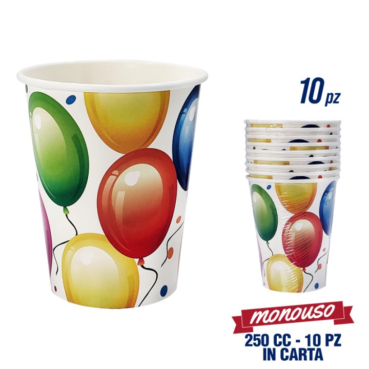 ABC BICCHIERI 10 PZ PARTY