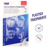 AAC GANCI ADESIVI TRASPARENTI 4PZ