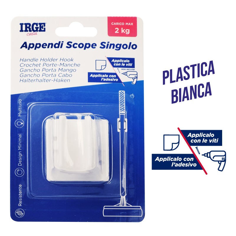 AAZ GANCI ADESIVI PER SCOPA 1PZ