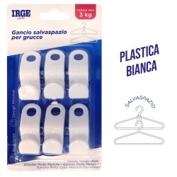 AAX GANCI ADESIVI PER GRUCCIA 6PZ