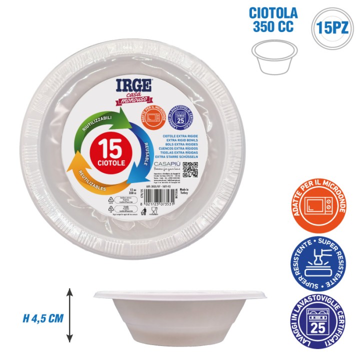 ABW CIOTOLINE BIANCHE 12OZ 15PZ