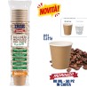 ABG  BICCHIERINI CAFFE' CARTA 80ML 50PZ TINTA UNITA
