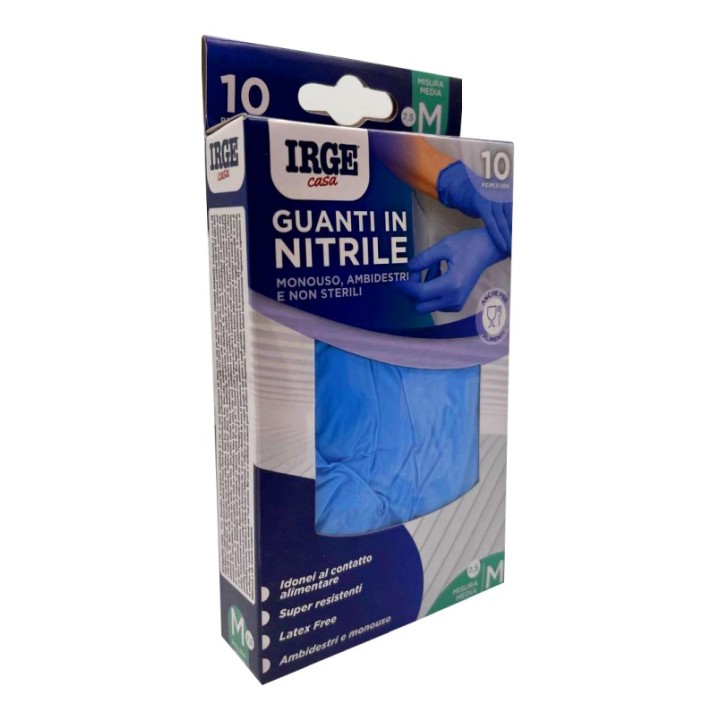 ABR GUANTI MONOUSO 10PZ NITRILE BLU M