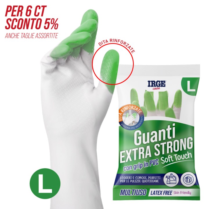 ACC GUANTI MULTIUSO GRIP PVC GREEN L