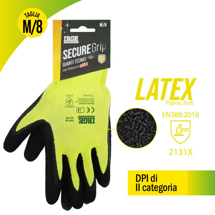 AAP GUANTI TEC.SECURE GRIP LATTICE M/8