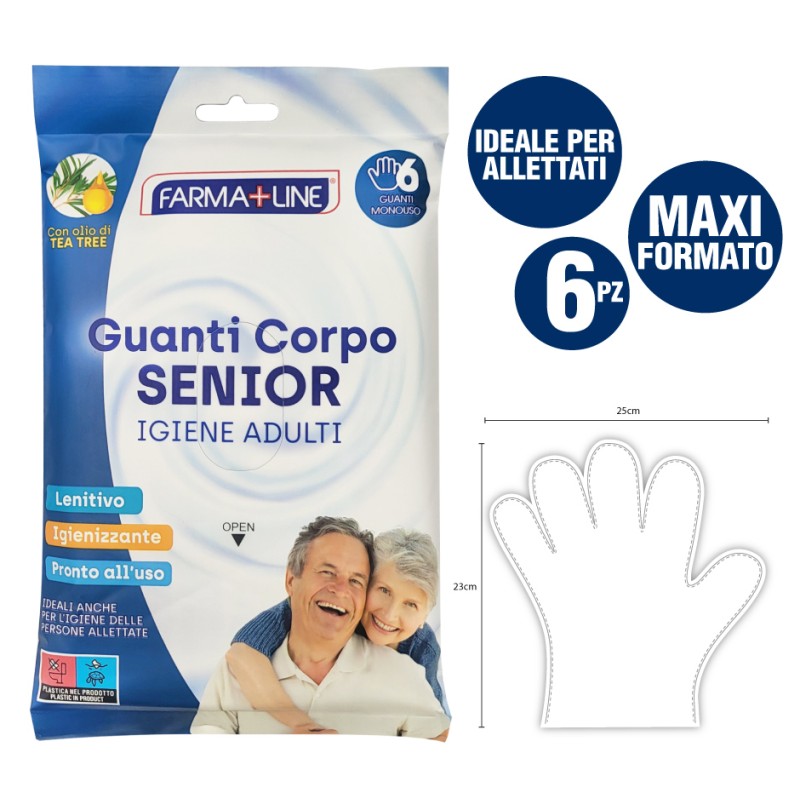 ABT GUANTI CORPO SENIOR 6PZ