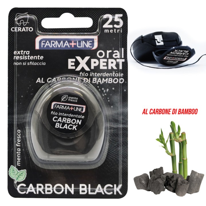 ABE FILO INTERDENTALE NERO 25MT FARMALI