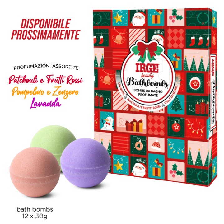 AMA SET BATH BOMB 12X30GR POMP+ZENZERO-PATCHOULI+FR.ROSS