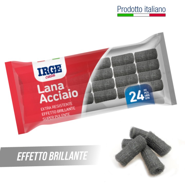 ABV LANA ACCIAIO 24 ROTOLINI 100 GR