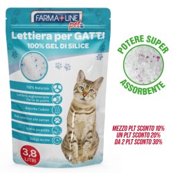ABC LETTIERA  GATTI GEL DI SILICE 3,8L