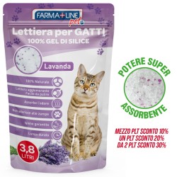 ABD LETTIERA GATTI LAVANDA SILICE 3,8L