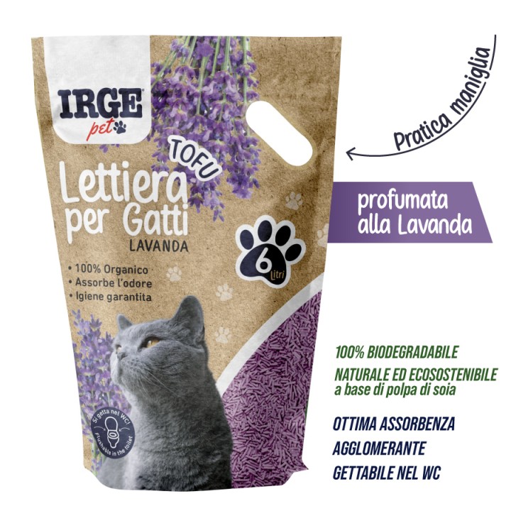 ABB LETTIERA TOFU LAVANDA 6LT