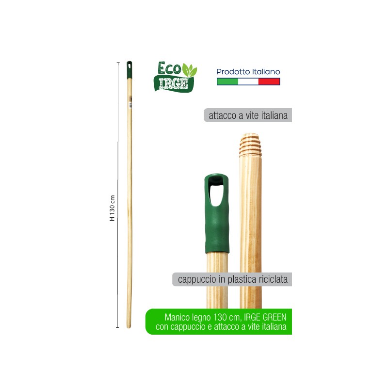 CFG MANICO LEGNO IRGE GREEN 130 CM