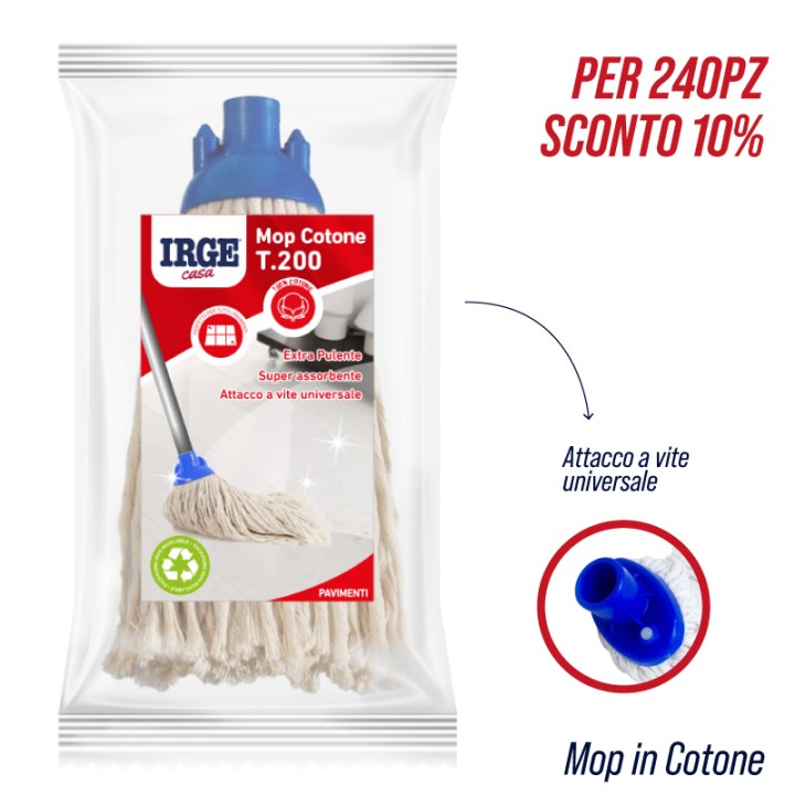 CAC MOP COTONE 200 GR. IRGE