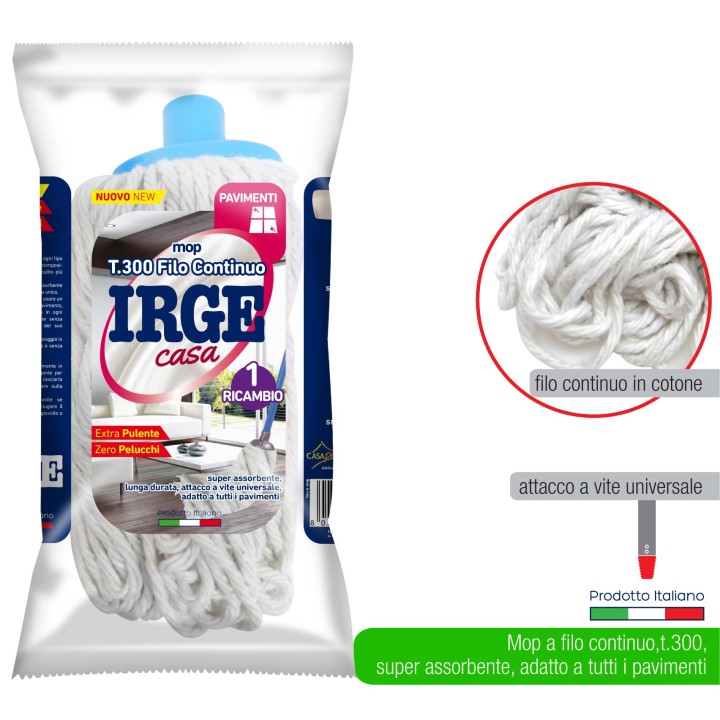 CAJ MOP COTONE 300 GR. FILO CONT.