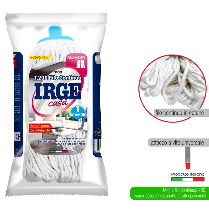 CAA MOP COTONE 200 GR. FILO CONT.