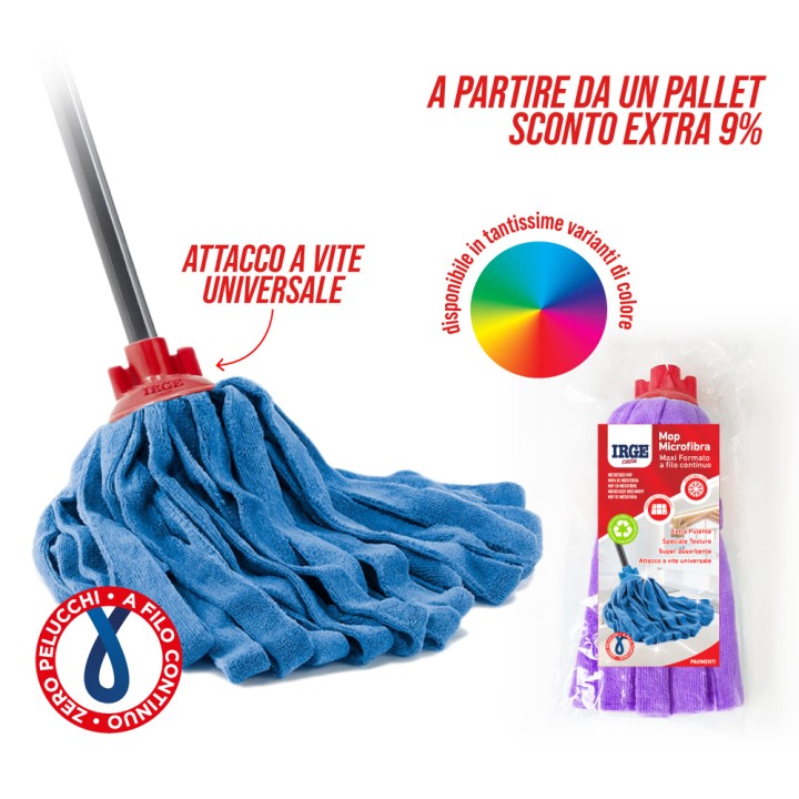 CAP MOP MICROFIBRA IRGE MAXI FORMATO