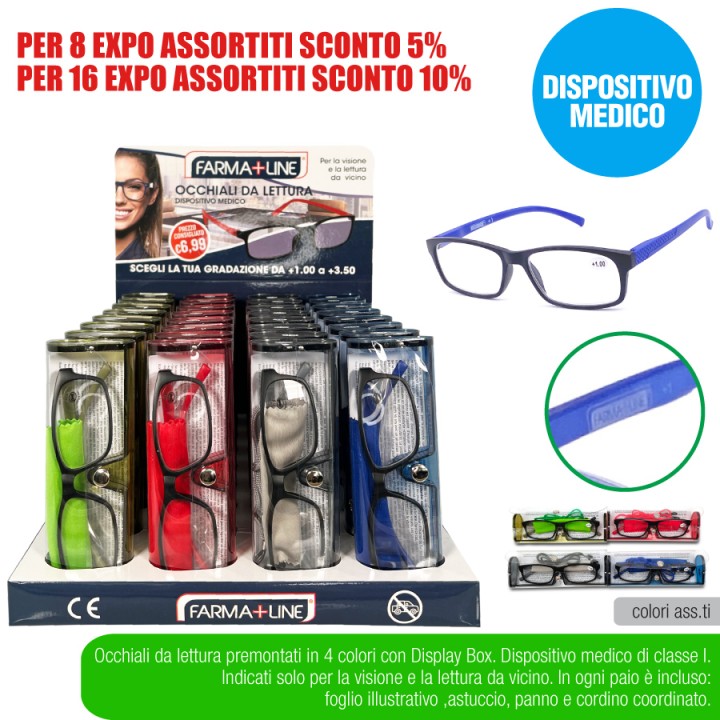ABM OCCHIAL LETTURA UOMO COLORS FARMALI