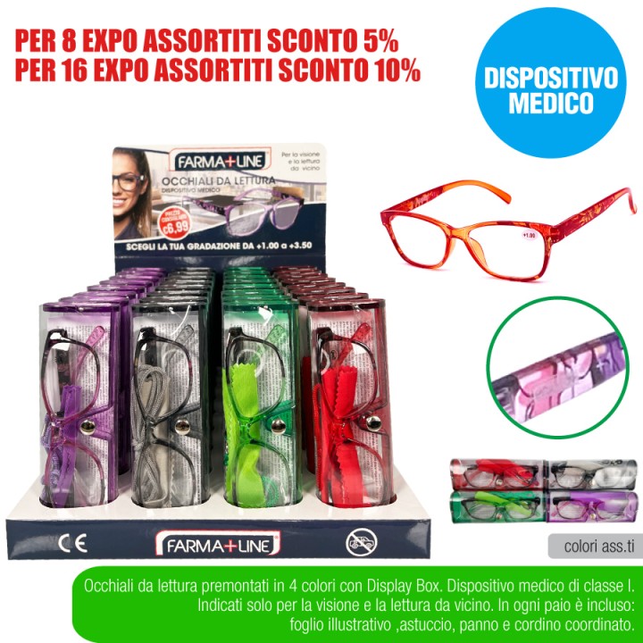 ABK OCCHIAL LETTURA DONNA FLOWERS FARMA