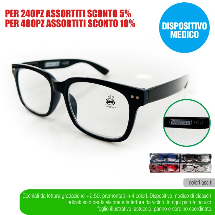 BFC OCCHIAL ETTURA ELEGANCE +2,50 FARMA