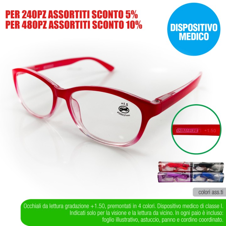 ABR OCCHIAL LETTURA FUNNY +1,50 FARMALI