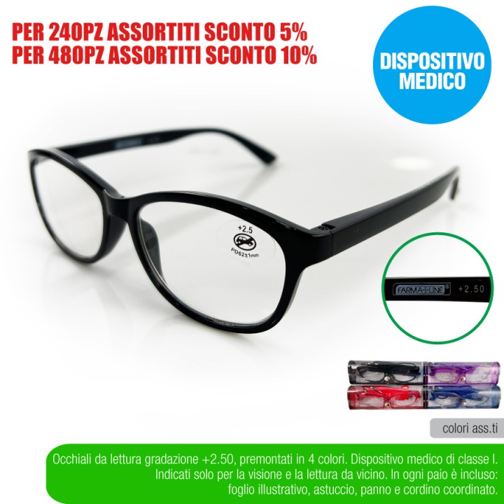 ABV OCCHIAL LETTURA FUNNY +2,50 FARMALI