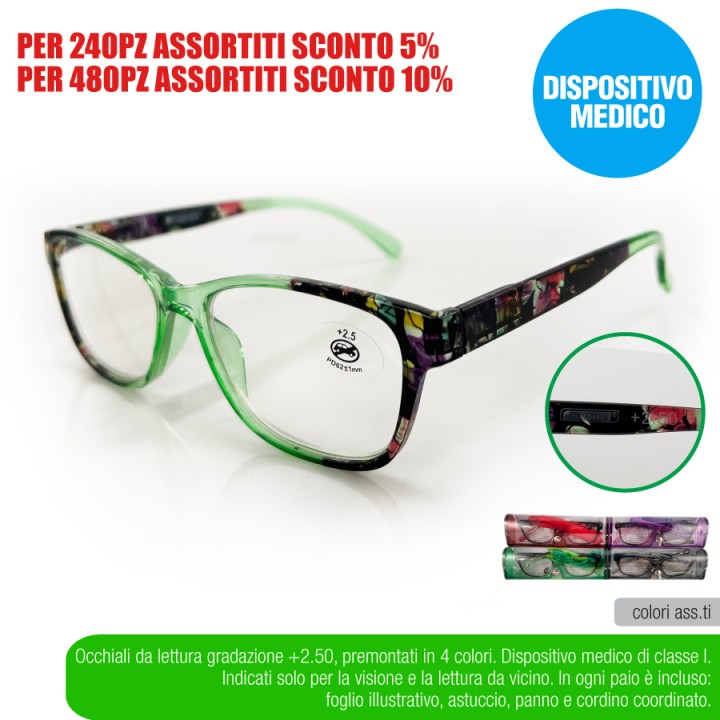 ADG OCCHIAL LETTURA FLOWERS +2,50 FARMA