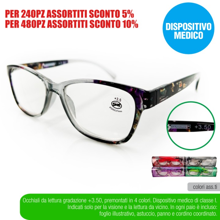 ADK OCCHIAL LETTURA FLOWERS +3,50 FARMA