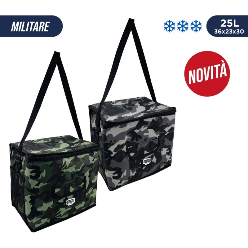 BRA POZZET TERMIC MILITARE 25L 36X23X30