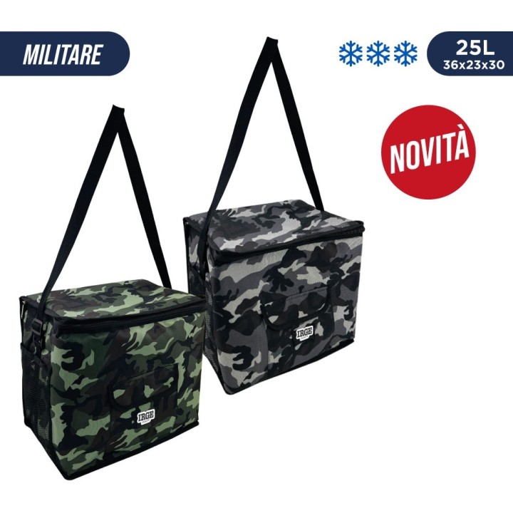 BRA POZZET TERMIC MILITARE 25L 36X23X30
