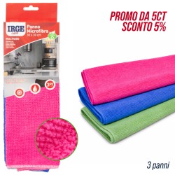 ABQ PANNO MICROFIBRA IRGE  3PZ 30x30cm