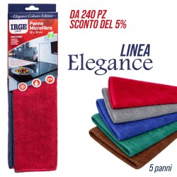 ABT PANNO MICROFIBRA 5PZ 30x35CM ELEGANC